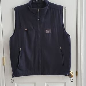 US Expedition Reversible Fleece Outdoor Vest Dark Navy/Black Men's Large